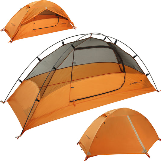 Clostnature 1 Person Lightweight Backpacking Tent, Easy Setup Tent