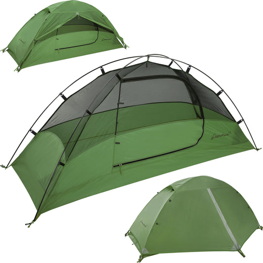 Clostnature 1 Person Lightweight Backpacking Tent, Easy Setup Tent