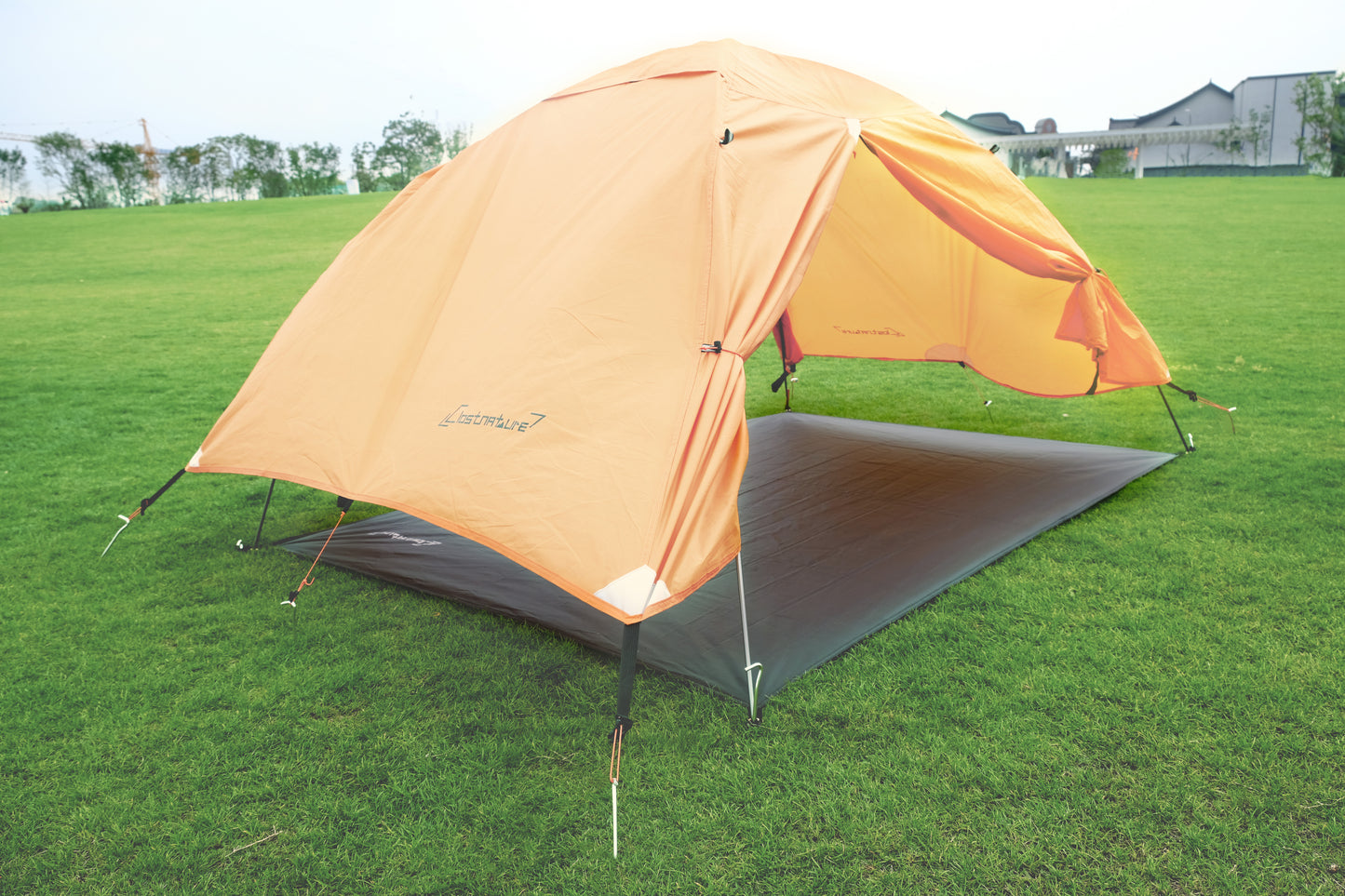 Clostnature Tent Footprint - 8'*8' Waterproof Camping Tarp, Heavy Duty Tent Floor Saver, Ultralight Ground Sheet Mat for Hiking, Backpacking - Storage Bag Included