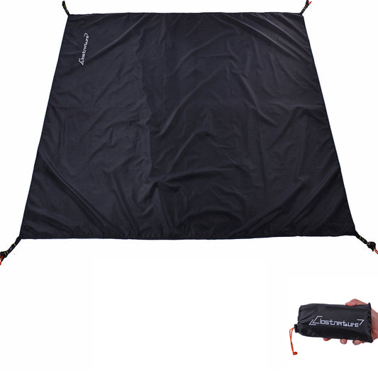 Clostnature 4-Person Tent Footprint - Waterproof Camping Tarp, Ultralight Ground Sheet Mat for Hiking, Backpacking, Hammock, Beach - Storage Bag Included