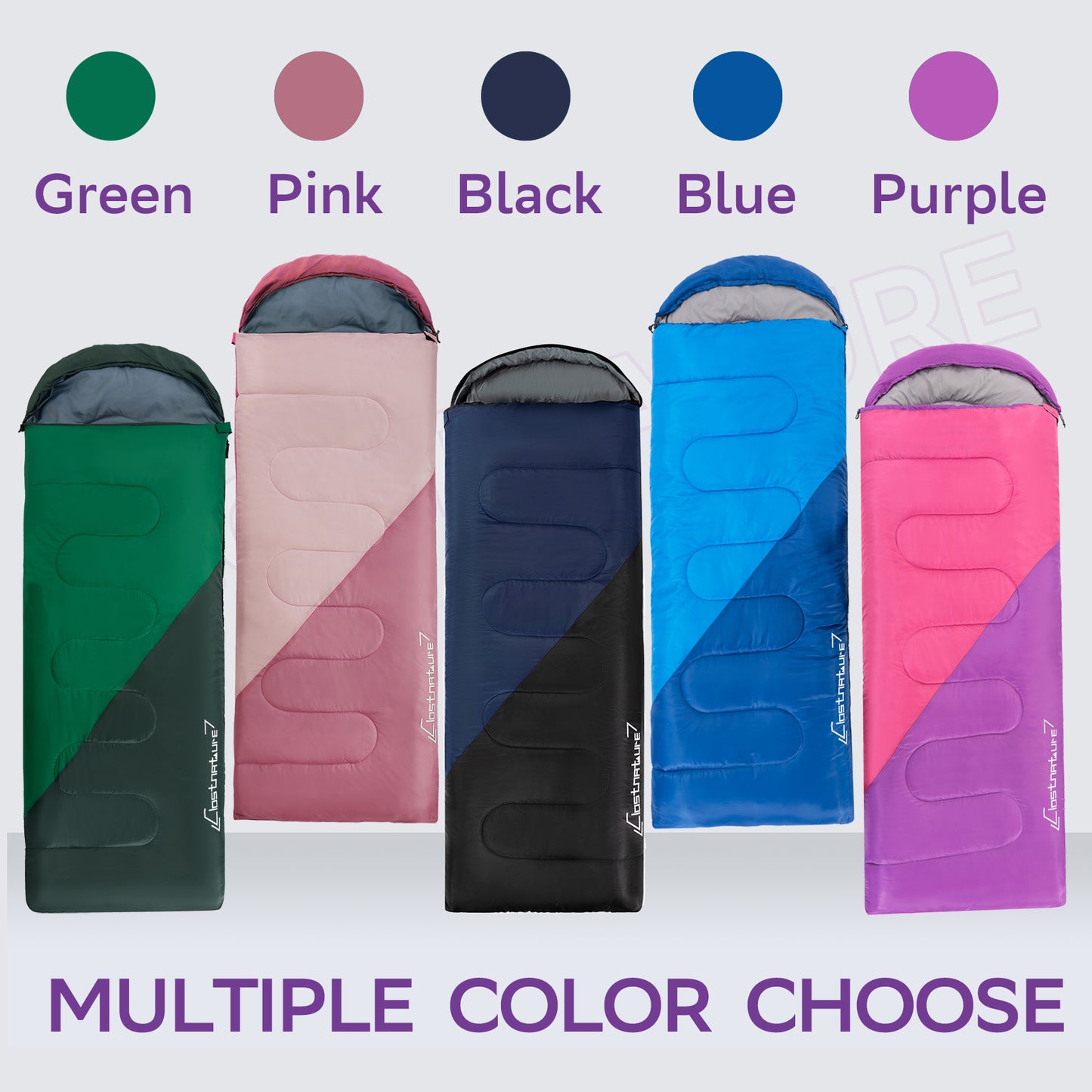 Clostnature Sleeping Bag for Adults and Kids
