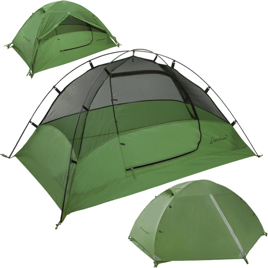 Clostnature 2-Man Tent for Backpacking, 2 Person Waterproof Camping Dome Tents