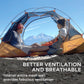 Clostnature 2-Man Tent for Backpacking, 2 Person Waterproof Camping Dome Tents-3 Season