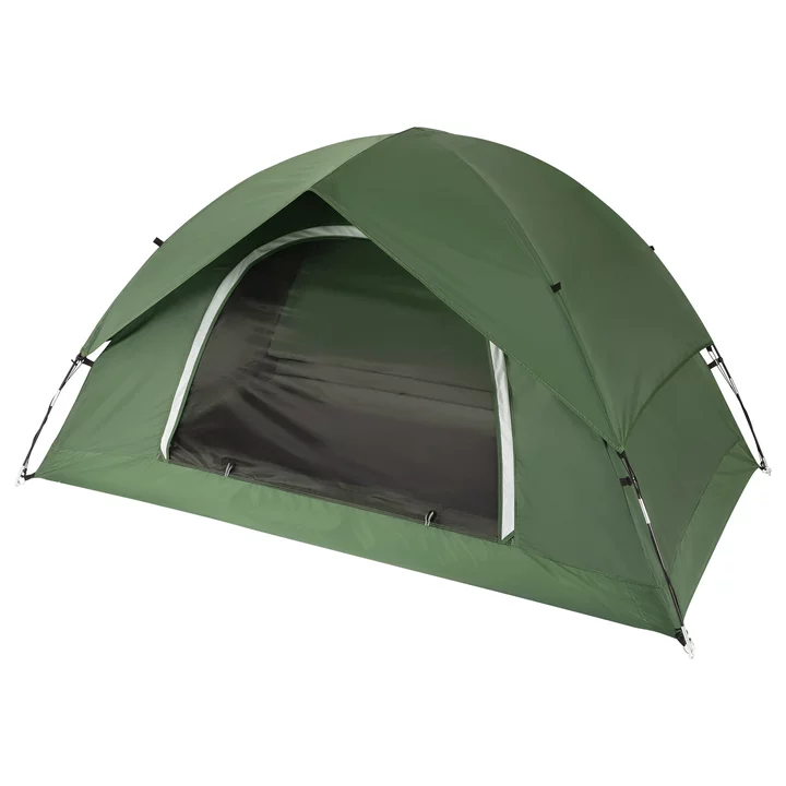 Himzoring 2-Person Lightweight Camping Tent, Easy Setup Backpacking Dome Tent, Green