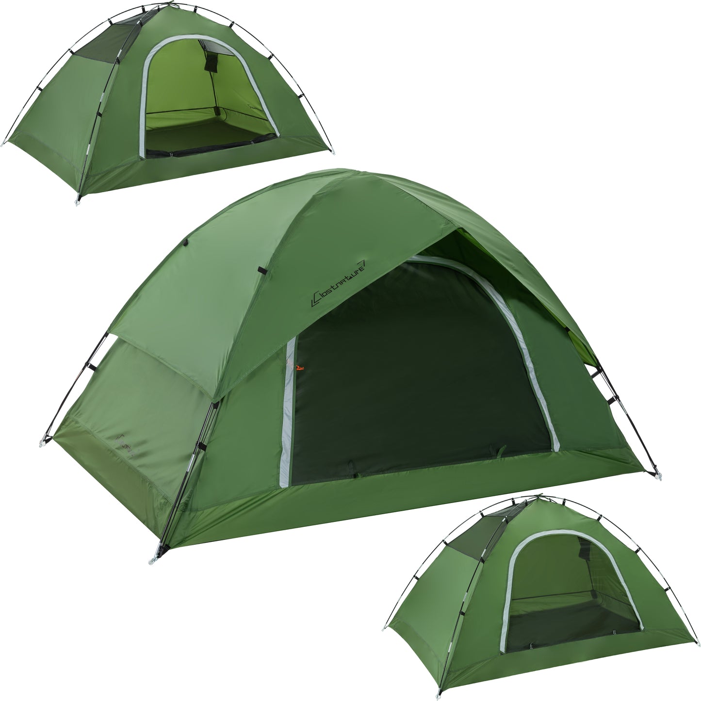 Clostnature Waterproof 2-Man Camping Tent - Compact 2 Person Dome Tent