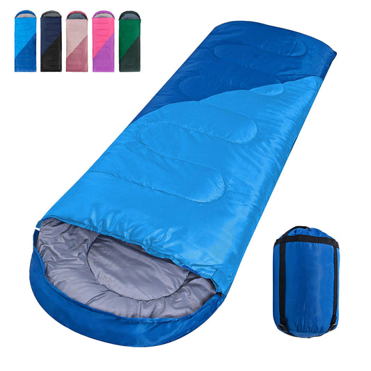 Tesleader 1.3 KG Sleeping Bag for Adults and Kids - Compact Lightweight Sleeping Bag（Right zipper）