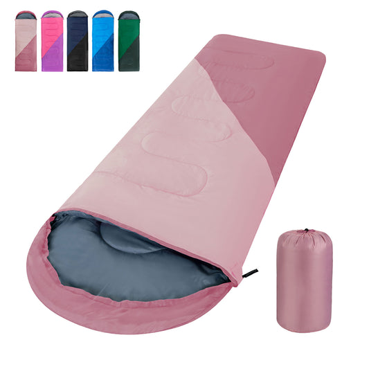 Tesleader 1.3 KG Sleeping Bag for Adults and Kids - Lightweight Camping Sleeping Bag for Girls, Boys, Youths（Right zipper）