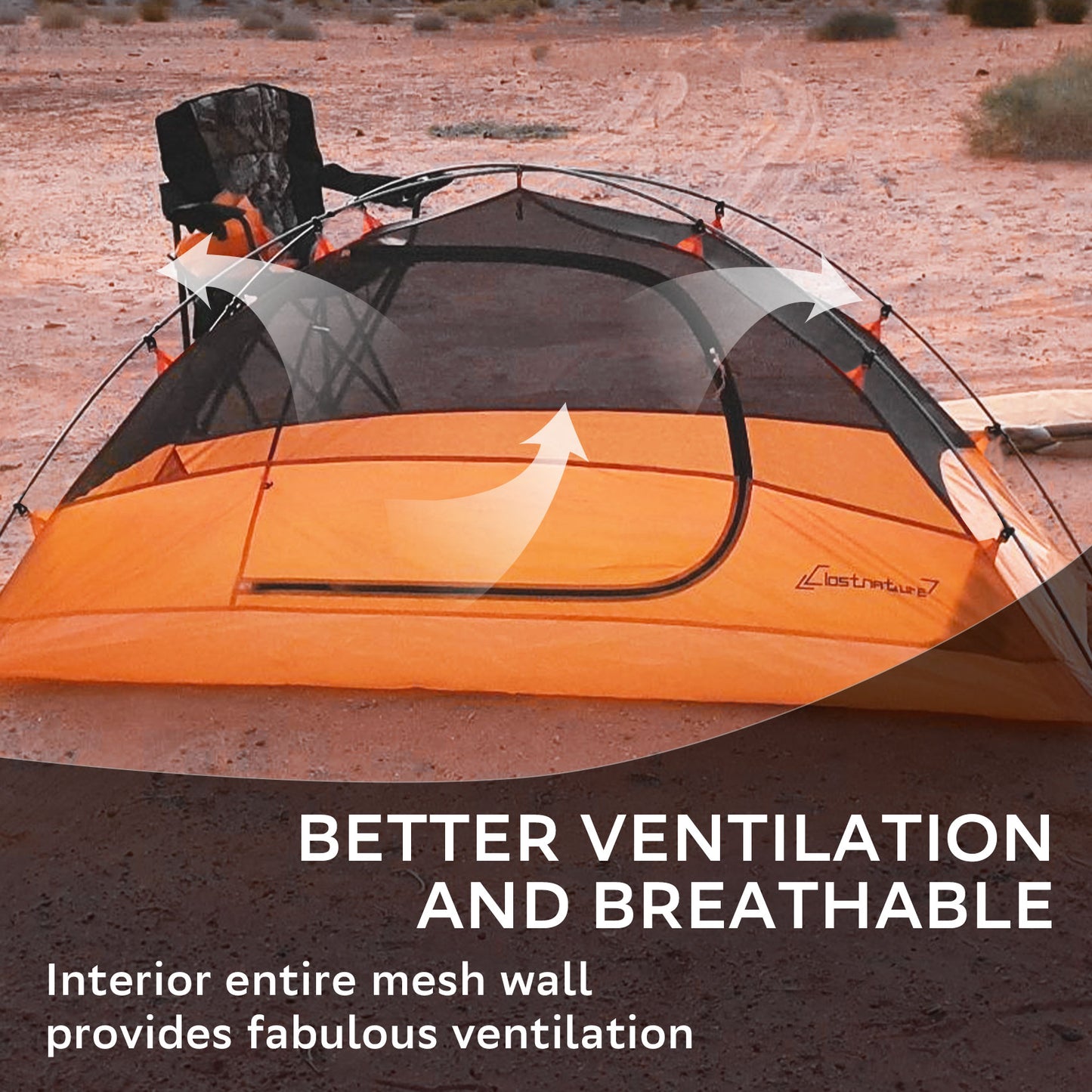 Clostnature 3-Man Tent for Backpacking, 2 Person Waterproof Camping Dome Tents