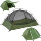 Clostnature 2-Man Tent for Backpacking, 2 Person Waterproof Camping Dome Tents-3 Season