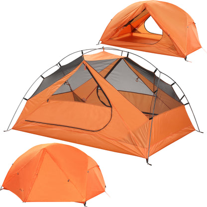 Clostnature 2 Person Backpacking Tent - Lightweight Two Person Tent for Backpacking, Easy Set Up Waterproof Camping Tent for Adults, Kids, Scouts