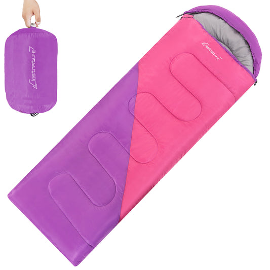 Clostnature Sleeping Bag for Adults and Kids - Compact Lightweight Sleeping Bag