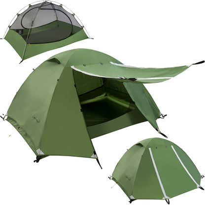 Clostnature 3-Man Tent for Camping - Waterproof Camping Tent