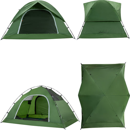 Clostnature 2 Person Camping Tent Rainfly - Green