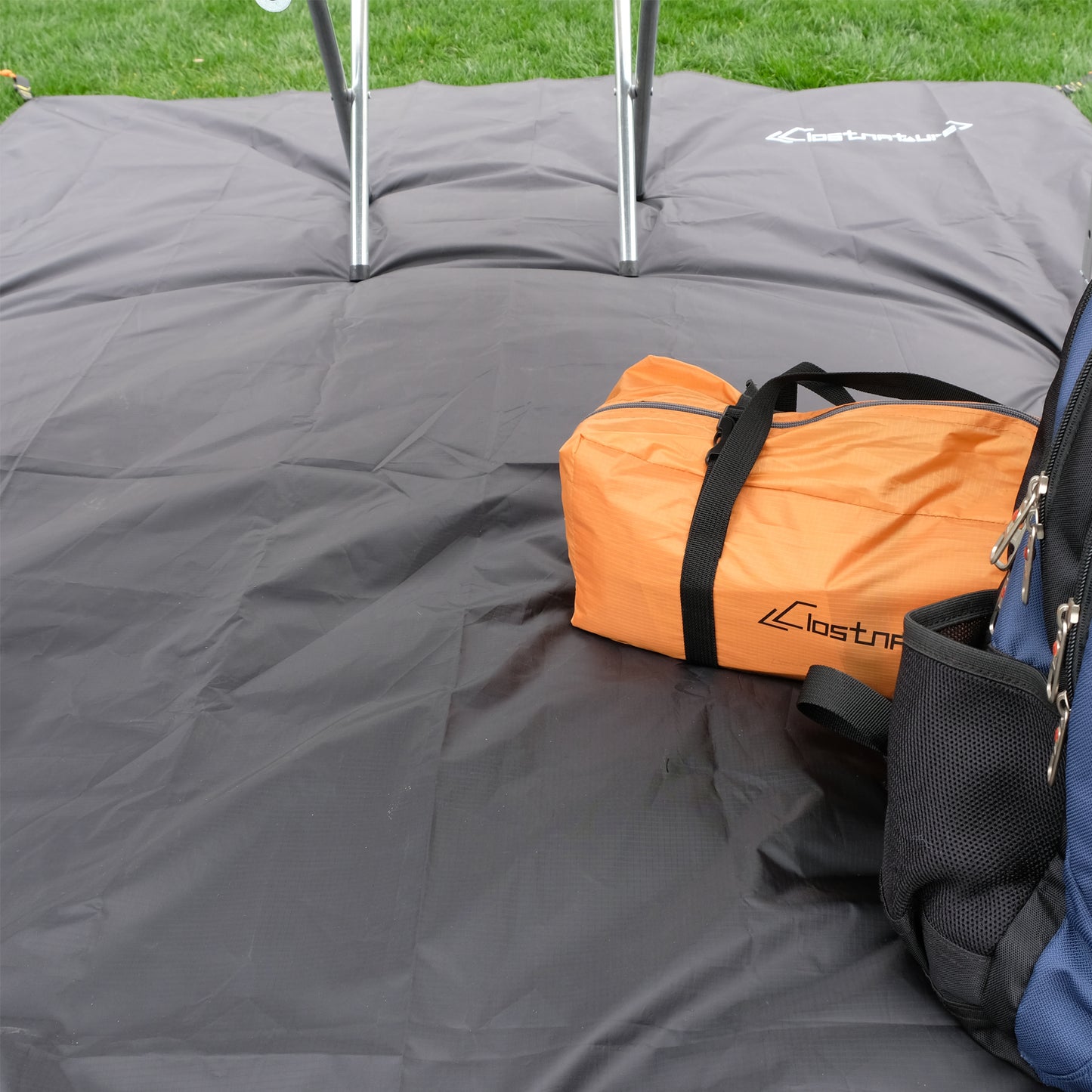Clostnature 1-Person Tent Footprint - Waterproof Camping Tarp, Ultralight Ground Sheet Mat for Hiking, Backpacking, Hammock, Beach - Storage Bag Included
